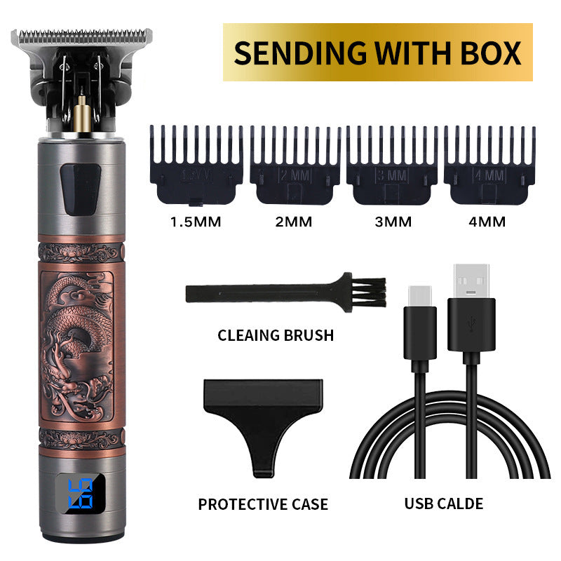 USB Electric Hair Clippers Rechargeable Shaver Beard Trimmer