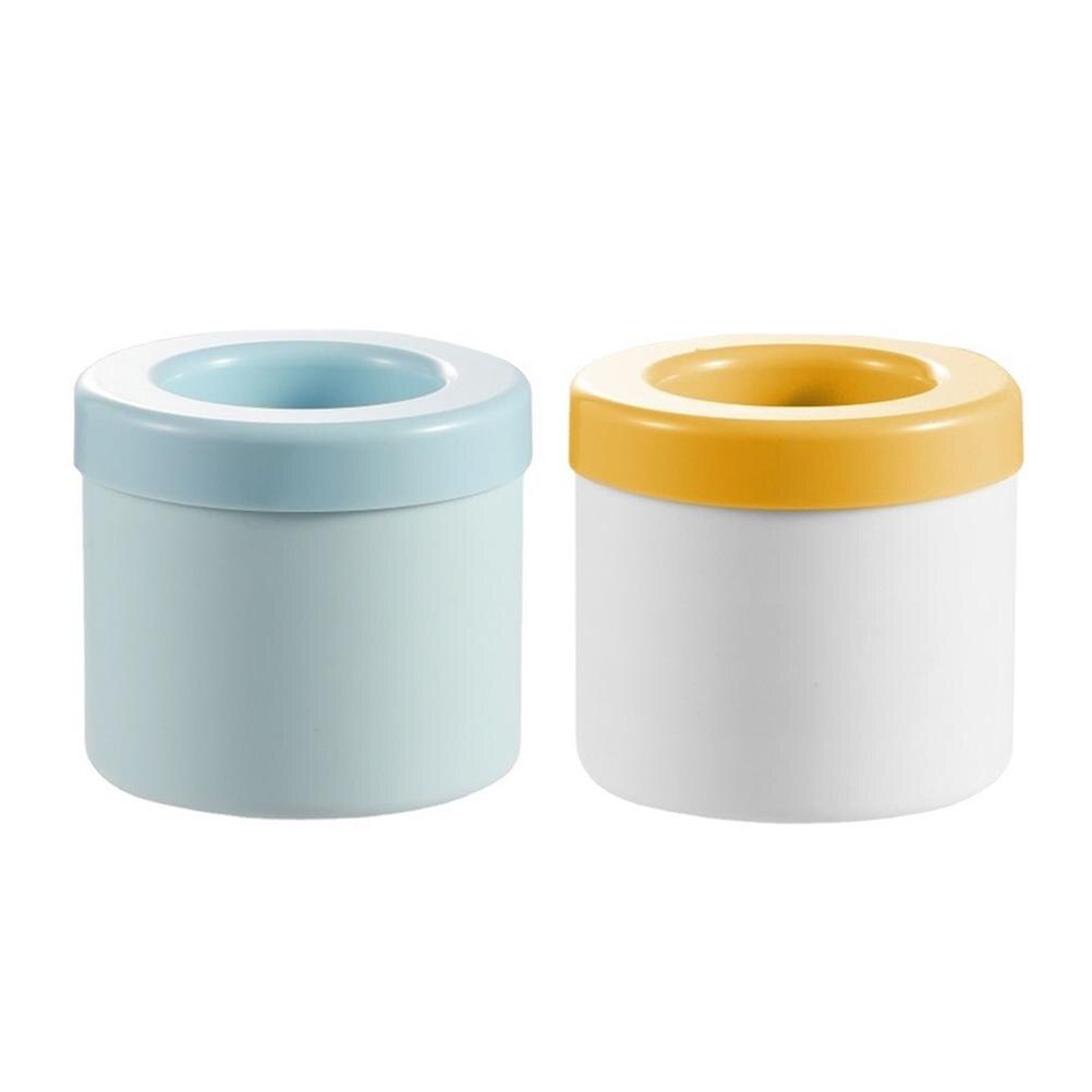 Silicone Cylinder Portable Ice Maker Bucket